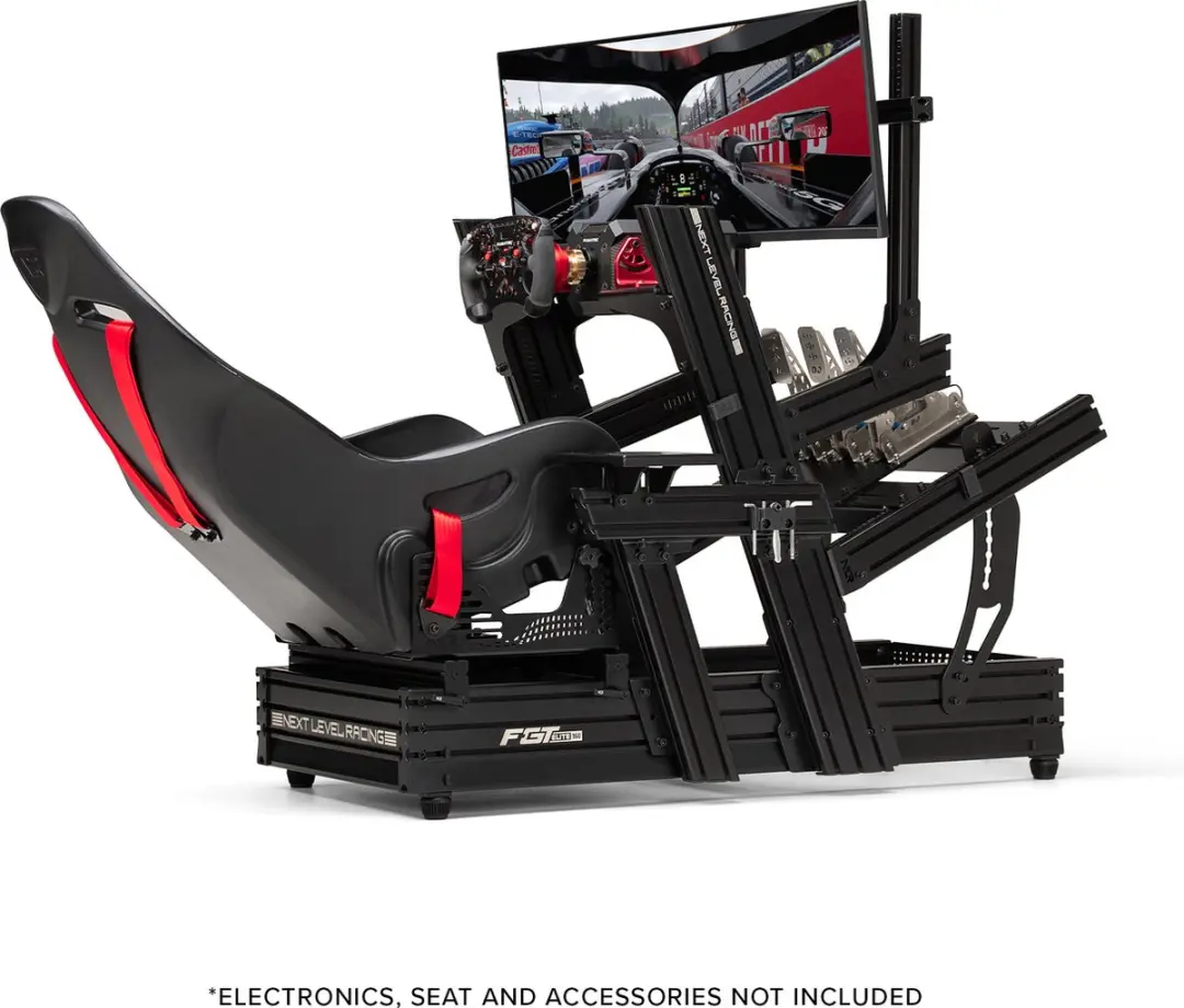 Next Level Racing F-GT Elite 160 Simulator Cockpit - Zwart