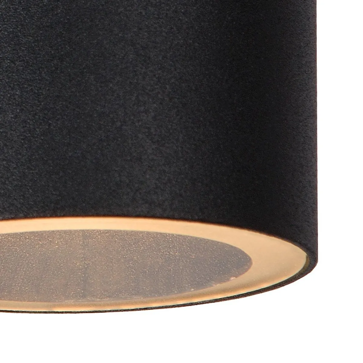 Lucide ARNE-LED Wandspot GU10 5W 2700K - Zwart