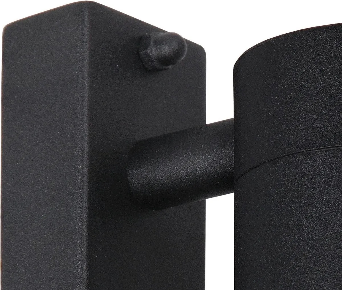 Lucide ARNE-LED Wandspot GU10 5W 2700K - Zwart