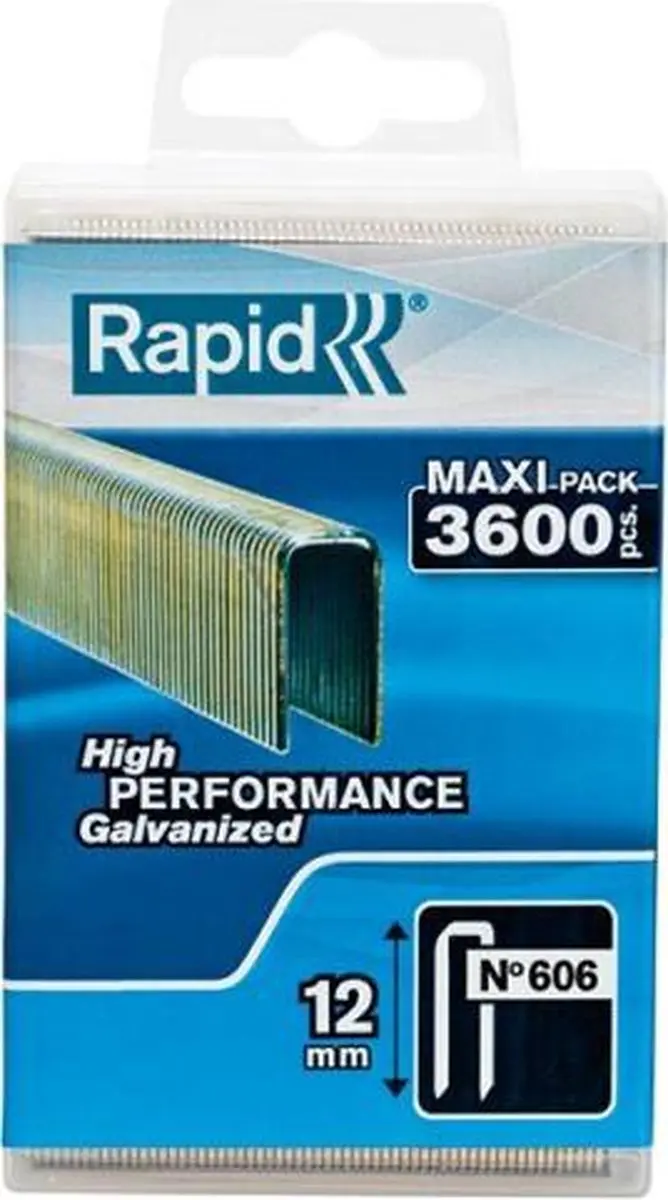 Rapid 606 PP Nietjes - 3600 Stuks