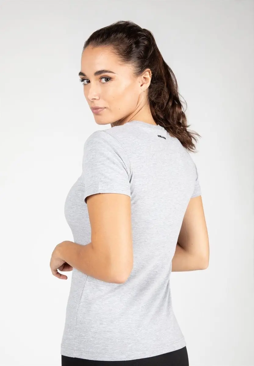 Gorilla Wear Estero T-shirt - Grijs Gemêleerd M - afbeelding 6 van 6