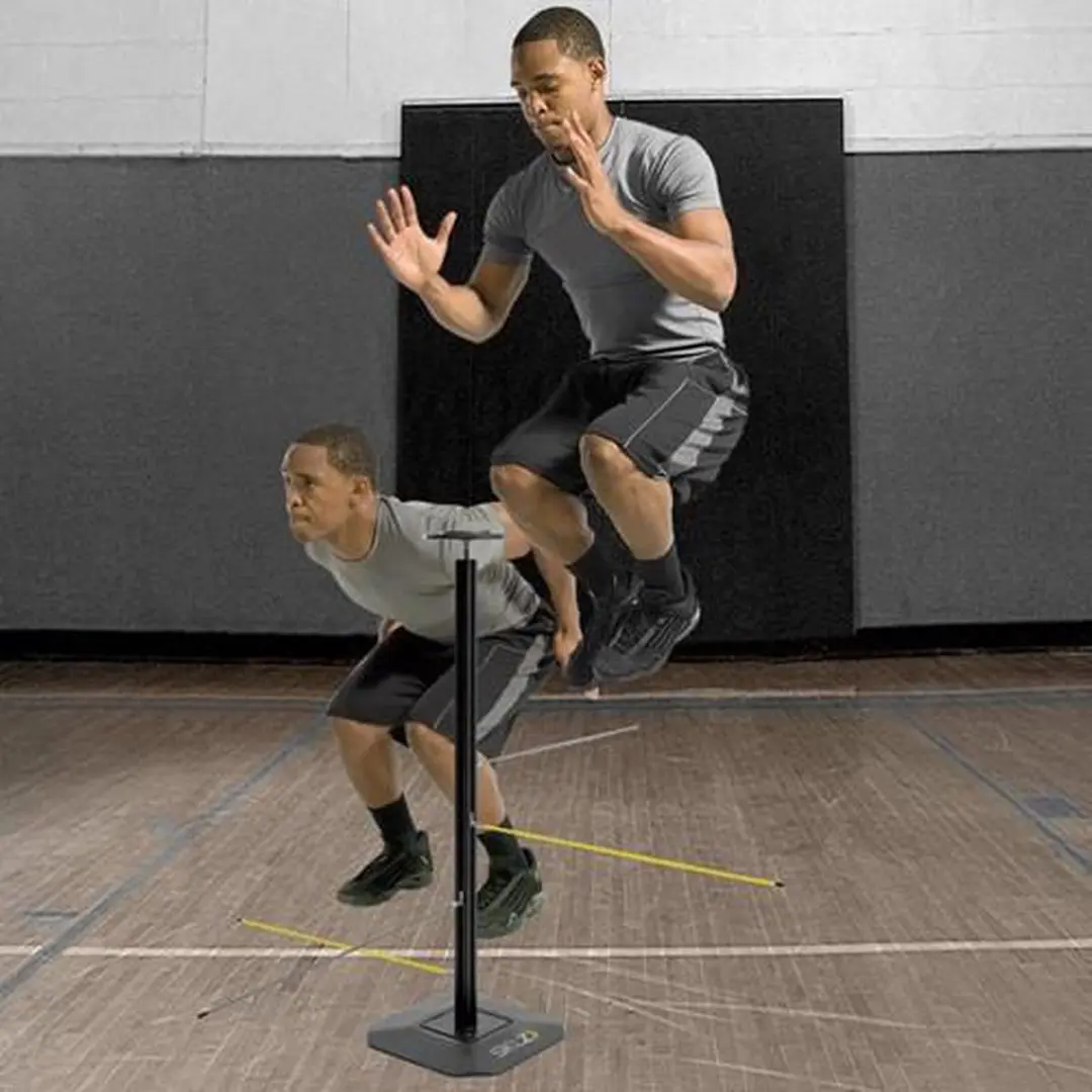 Sklz Dribble Stick Basketbal - 4 Armen - Zwart/Geel - afbeelding 6 van 6