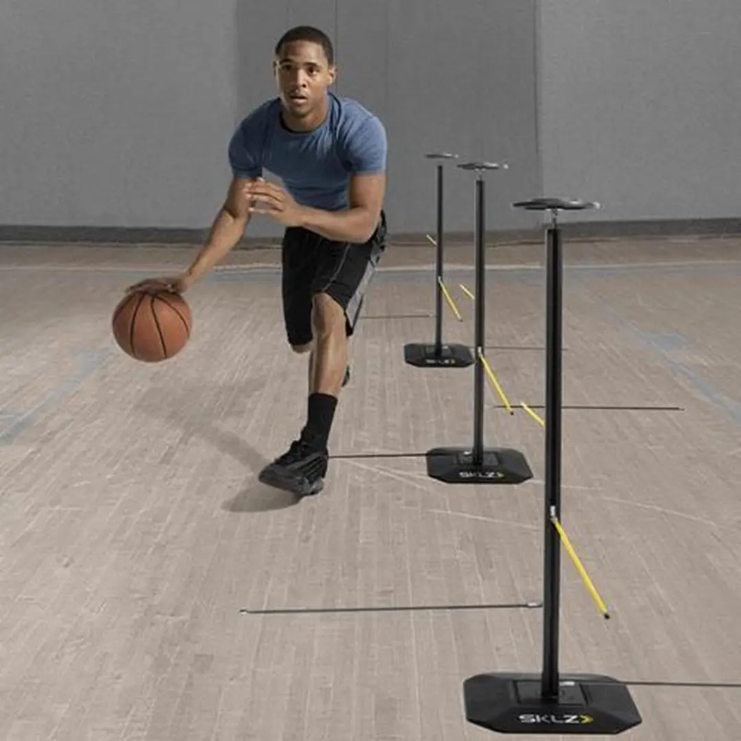 Sklz Dribble Stick Basketbal - 4 Armen - Zwart/Geel