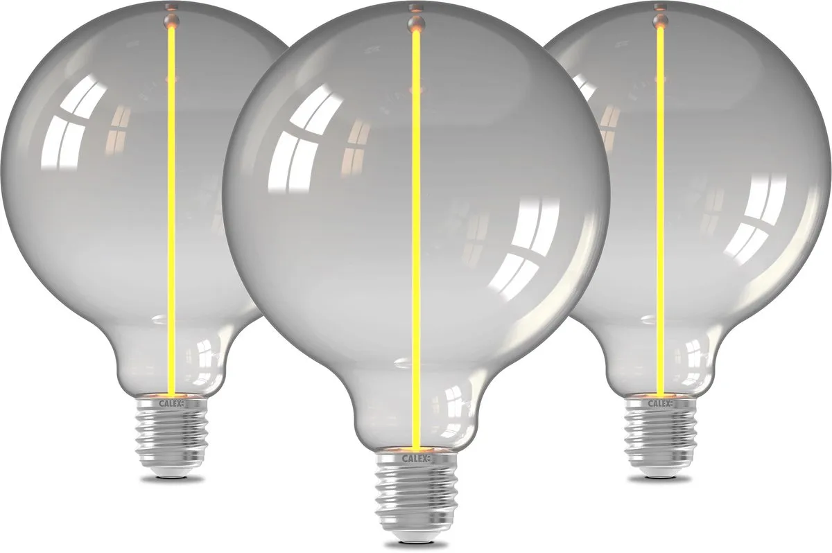 Calex XXL LED E27 Rookglas 3-pack