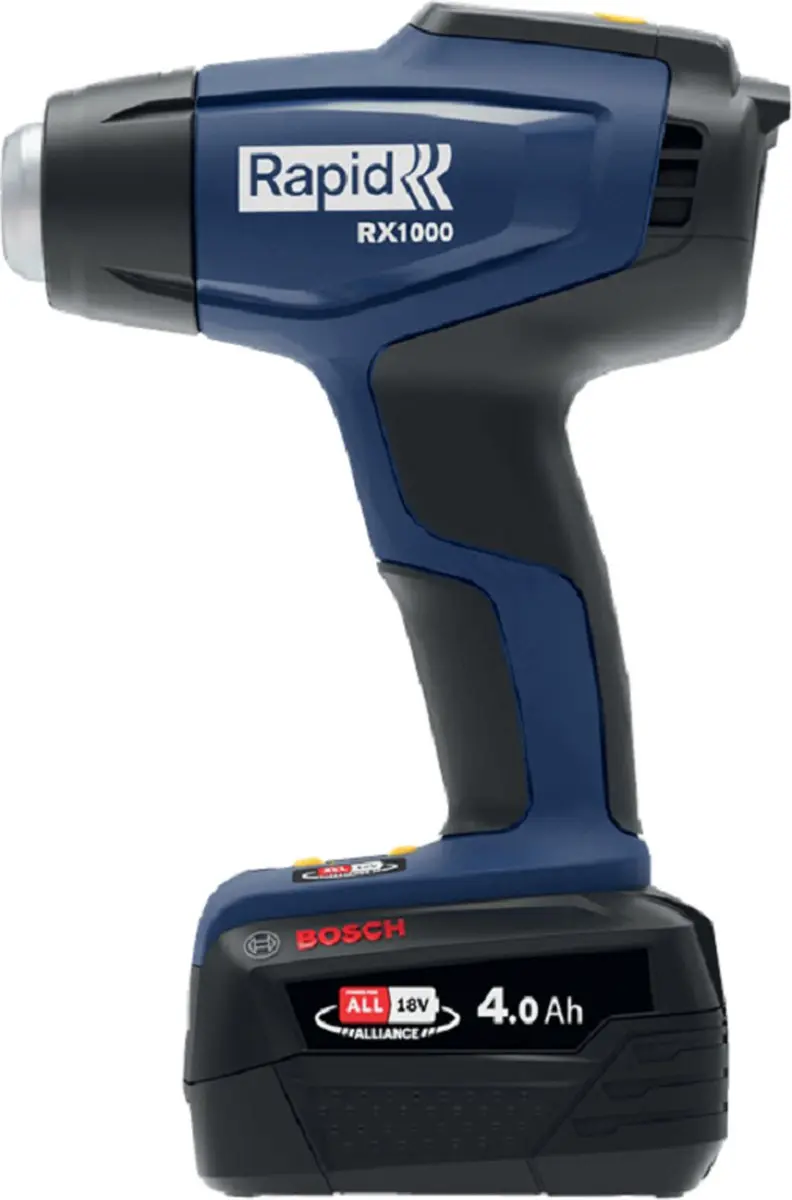 Rapid RX1000 Accu Heteluchtpistool 18V P4A - 600W