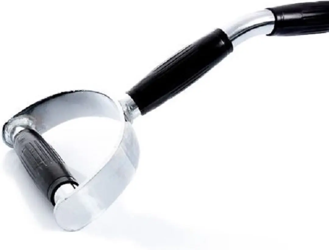 Muscle Power Lange Parallelle Lattrekstang 86cm - Zwart/Zilver