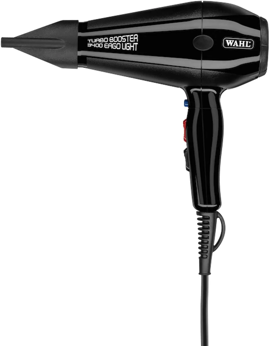 Wahl TurboBooster 3400 Ergolight Föhn 2400W - Zwart - afbeelding 6 van 6