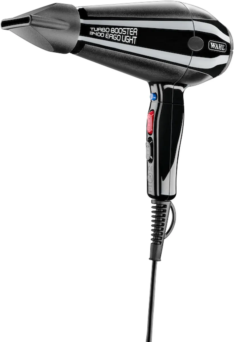 Wahl TurboBooster 3400 Ergolight Föhn 2400W - Zwart