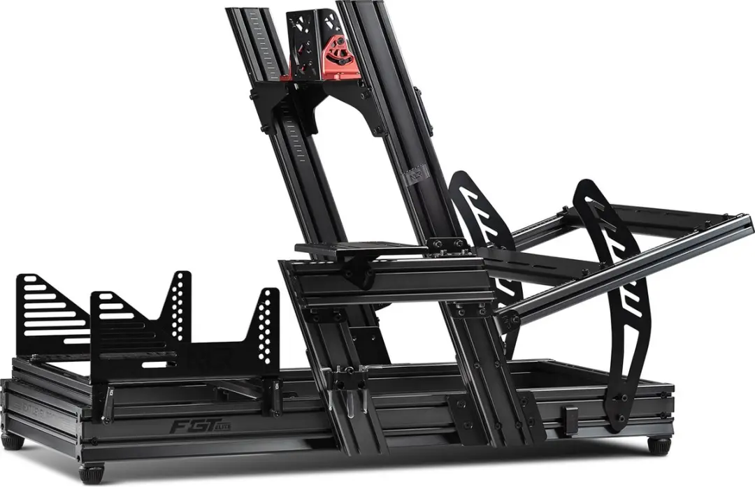 Next Level Racing F-GT Elite NLR-E003 Simulator Cockpit - Front & Side Mount Edition Zwart - afbeelding 6 van 6