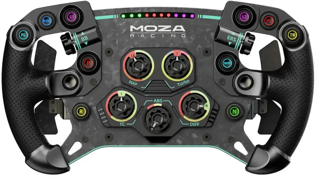 Moza Racing R9 V3 + GS V2P Stuurwiel Bundle - 9 Nm Direct Drive