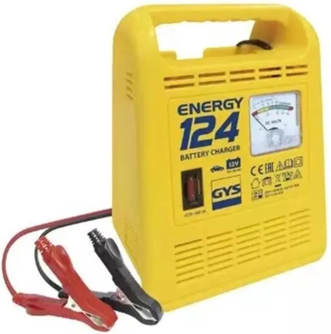 Gys Energy 124 Lader - 12V - Testfunctie - Geel