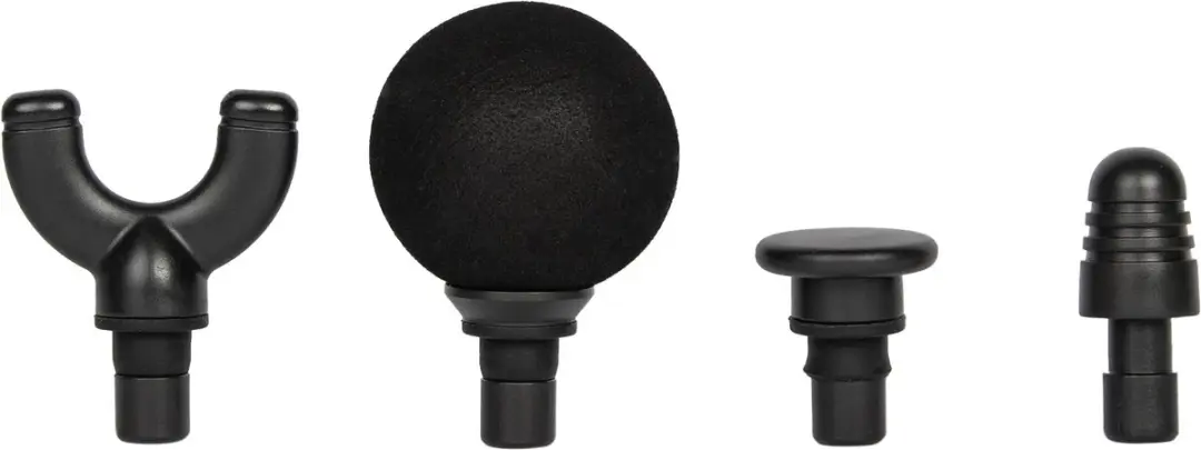VirtuFit M2S Mini Massagegun - 4 Opzetstukken - Zwart