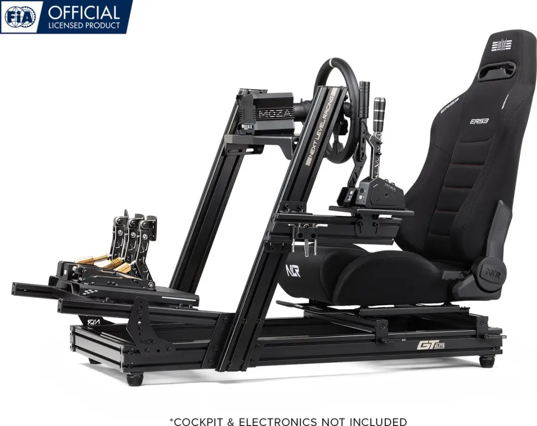 Next Level Racing ERS3 Elite NLR-E052 Racestoel - Stof & Mesh - Zwart