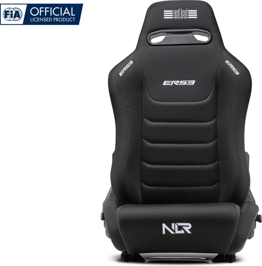 Next Level Racing ERS3 Elite NLR-E052 Racestoel - Stof & Mesh - Zwart