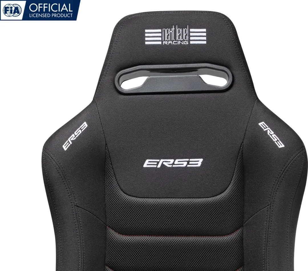 Next Level Racing ERS3 Elite NLR-E052 Racestoel - Stof & Mesh - Zwart