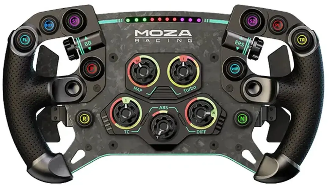 Moza Racing R12 V2 + GS V2P Stuurwiel Bundle - Direct Drive