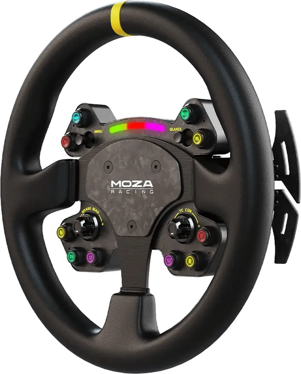 Moza Racing RS V2 GT-stuurwiel 330mm - Magnetische shifters