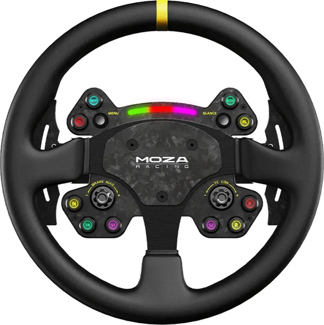 Moza Racing RS V2 GT-stuurwiel 330mm - Magnetische shifters - afbeelding 6 van 6
