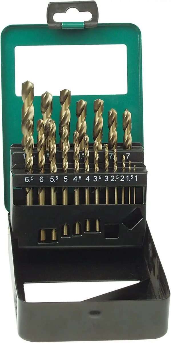 Brüder Mannesmann M54319 Metaal Spiraalboorset - 19-delig