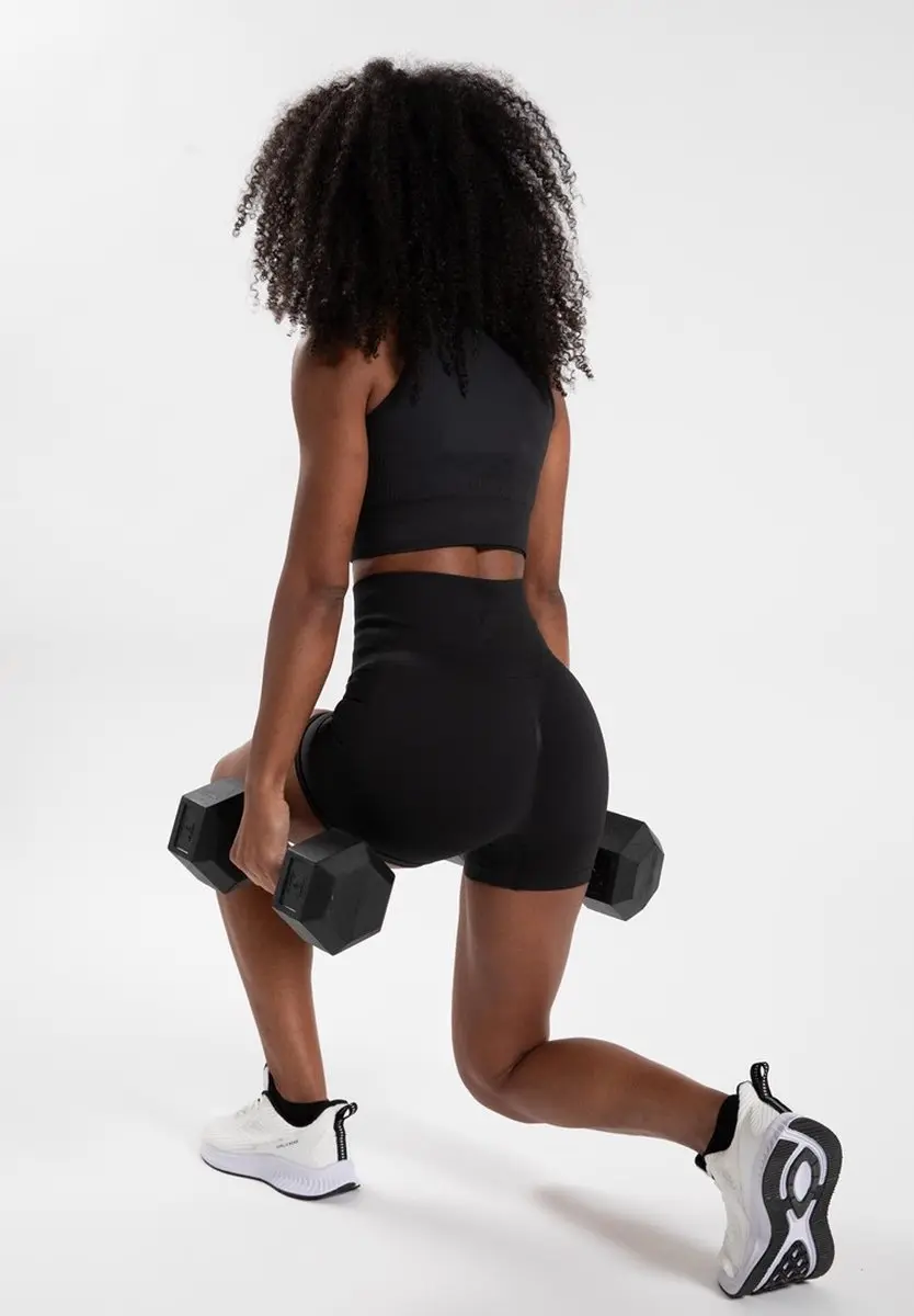 Gorilla Wear Olivia Seamless Shorts M/L - Zwart