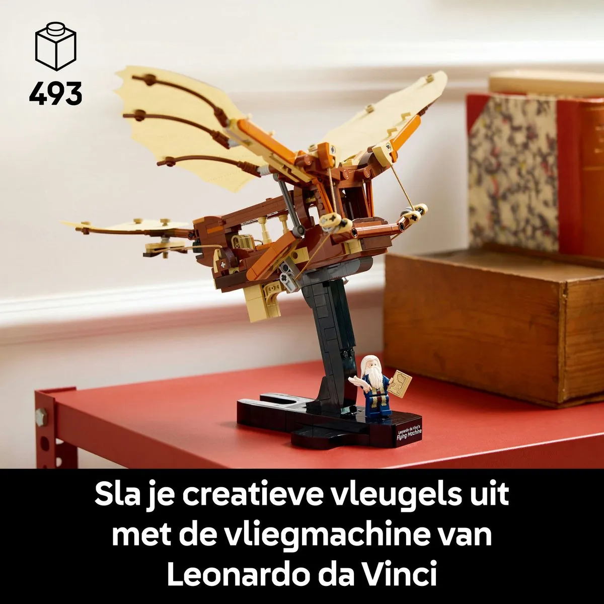 LEGO Icons Leonardo da Vinci Vliegmachine 10363 - 493 Stukken