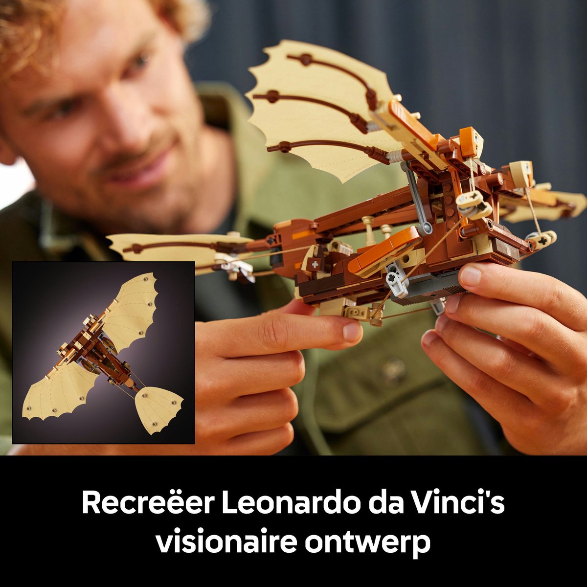 LEGO Icons De vliegmachine van Leonardo da Vinci - 10363