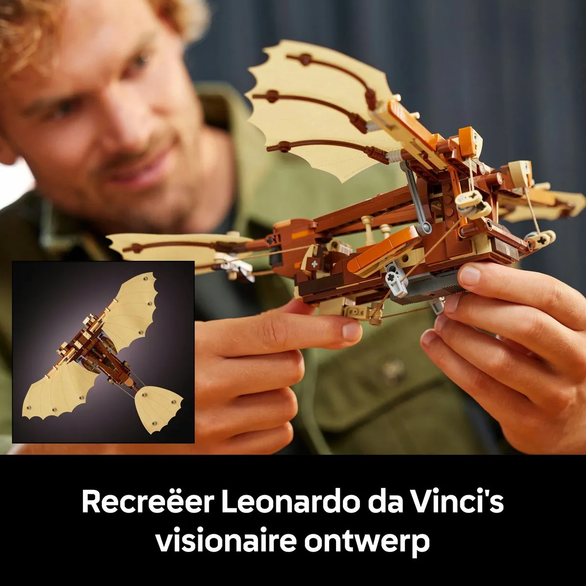 LEGO Icons Leonardo da Vinci Vliegmachine 10363 - 493 Stukken