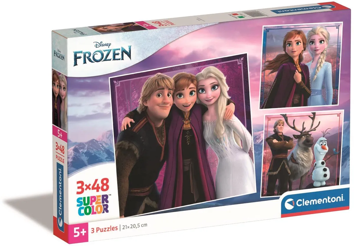 Clementoni Disney Frozen Puzzel 348 Stuks - Roze