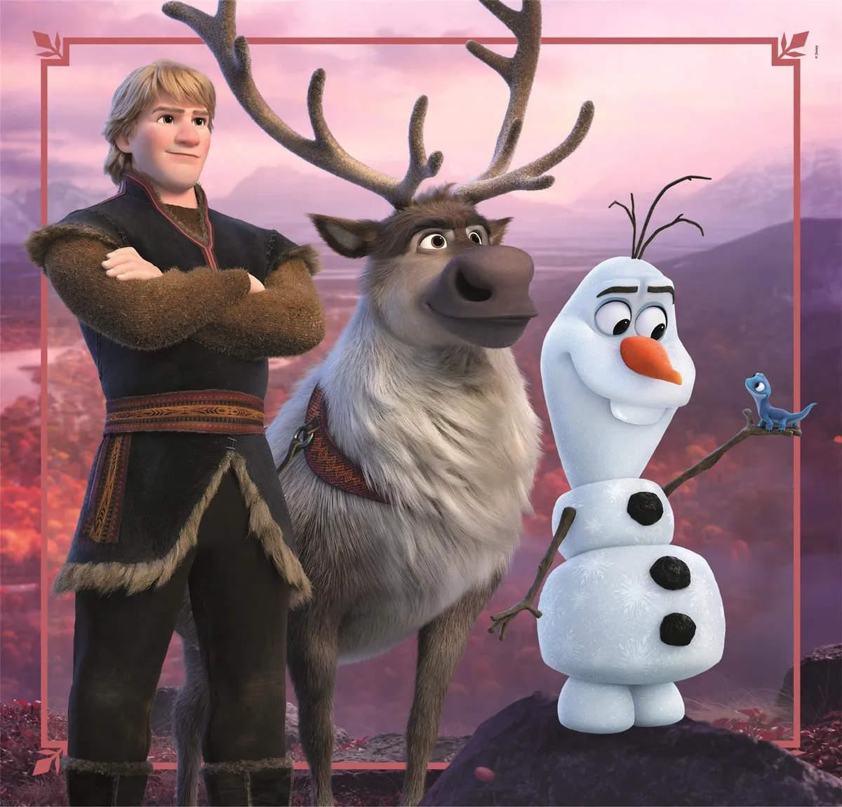 Clementoni Disney Frozen Puzzel 348 Stuks - Roze