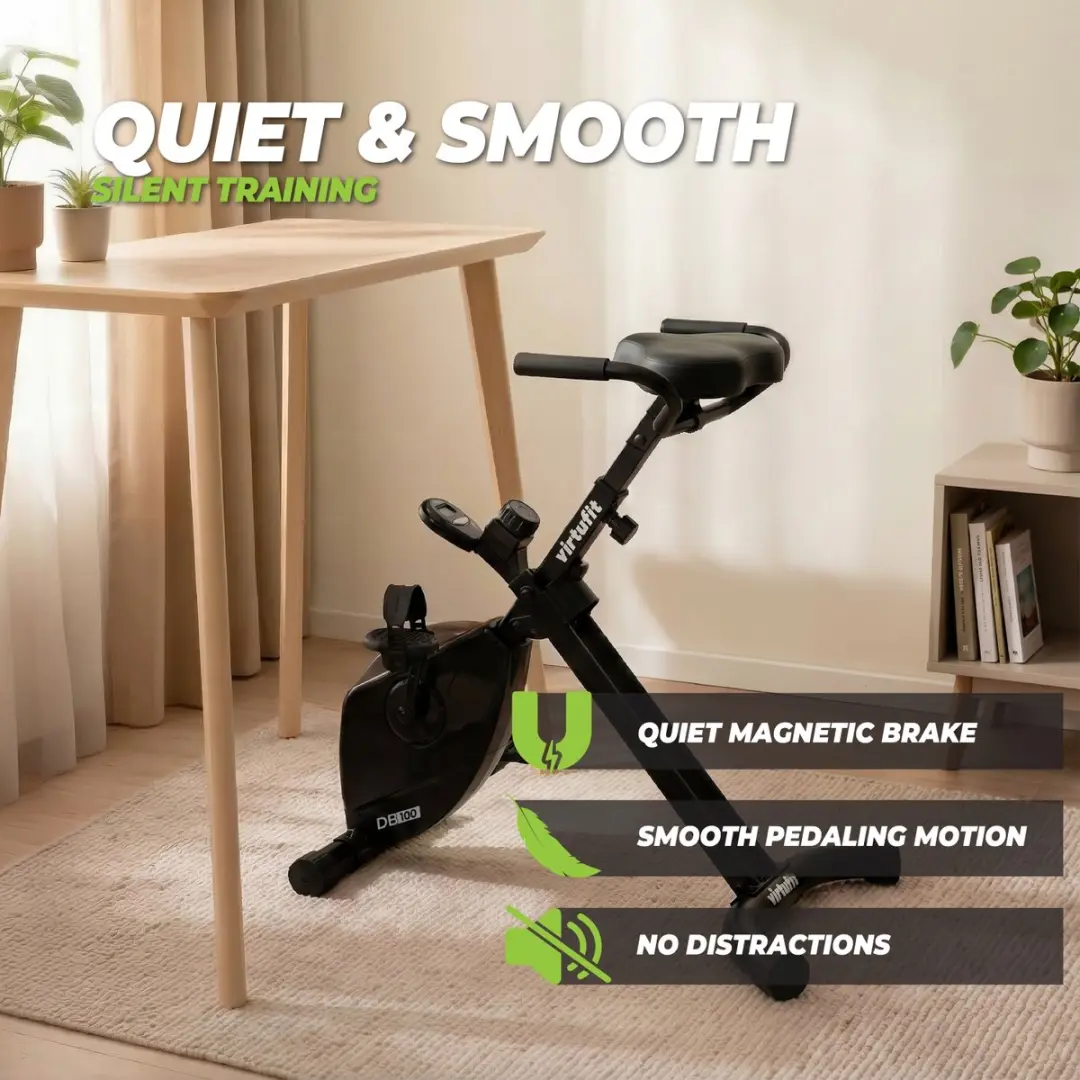 Virtufit DB100 Opvouwbare Bureaufiets - 8 Niveaus - Zwart - afbeelding 6 van 6