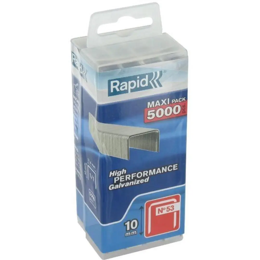 Rapid 5000 Nietjes nr. 53 - 10mm - 5000 Stuks