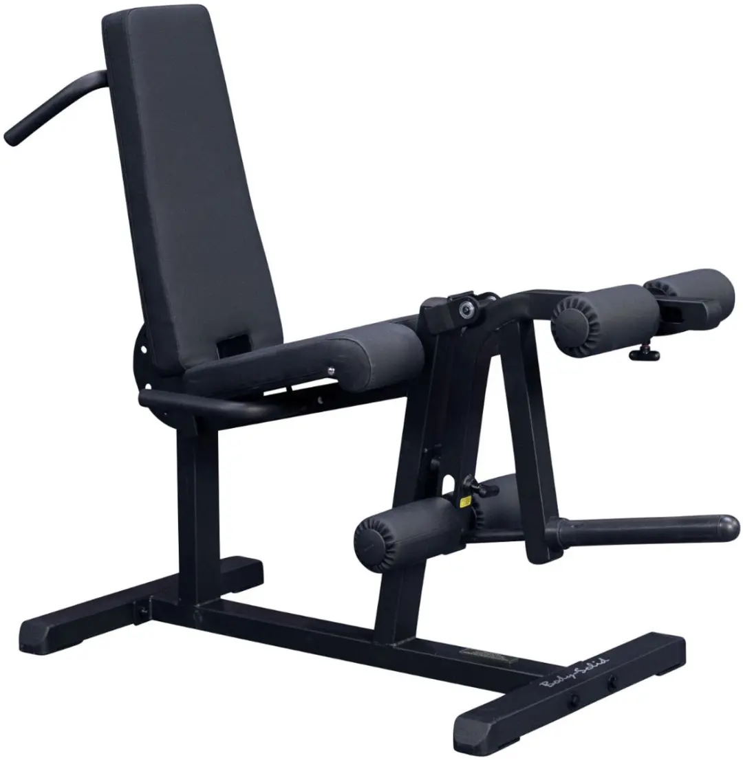 Body-Solid Seated Leg Extension & Supine Curl - Grijs