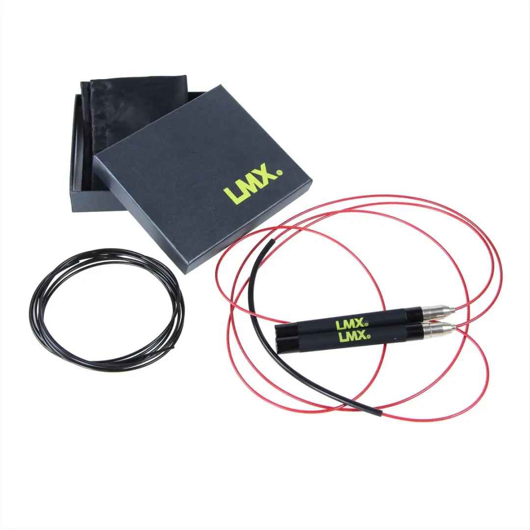 LifeMaxx Speed Rope Pro - Gecoate Staalkabels - 2 Stuks