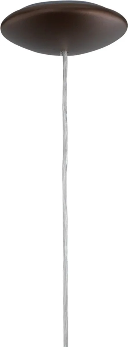 Eglo Nuvano Hanglamp 3 Lichts E27 Ø480mm - Bruin/Goud