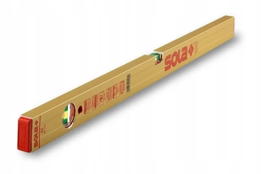 Sola AZ Serie Aluminium Waterpas 200cm - Gouden Anodisering