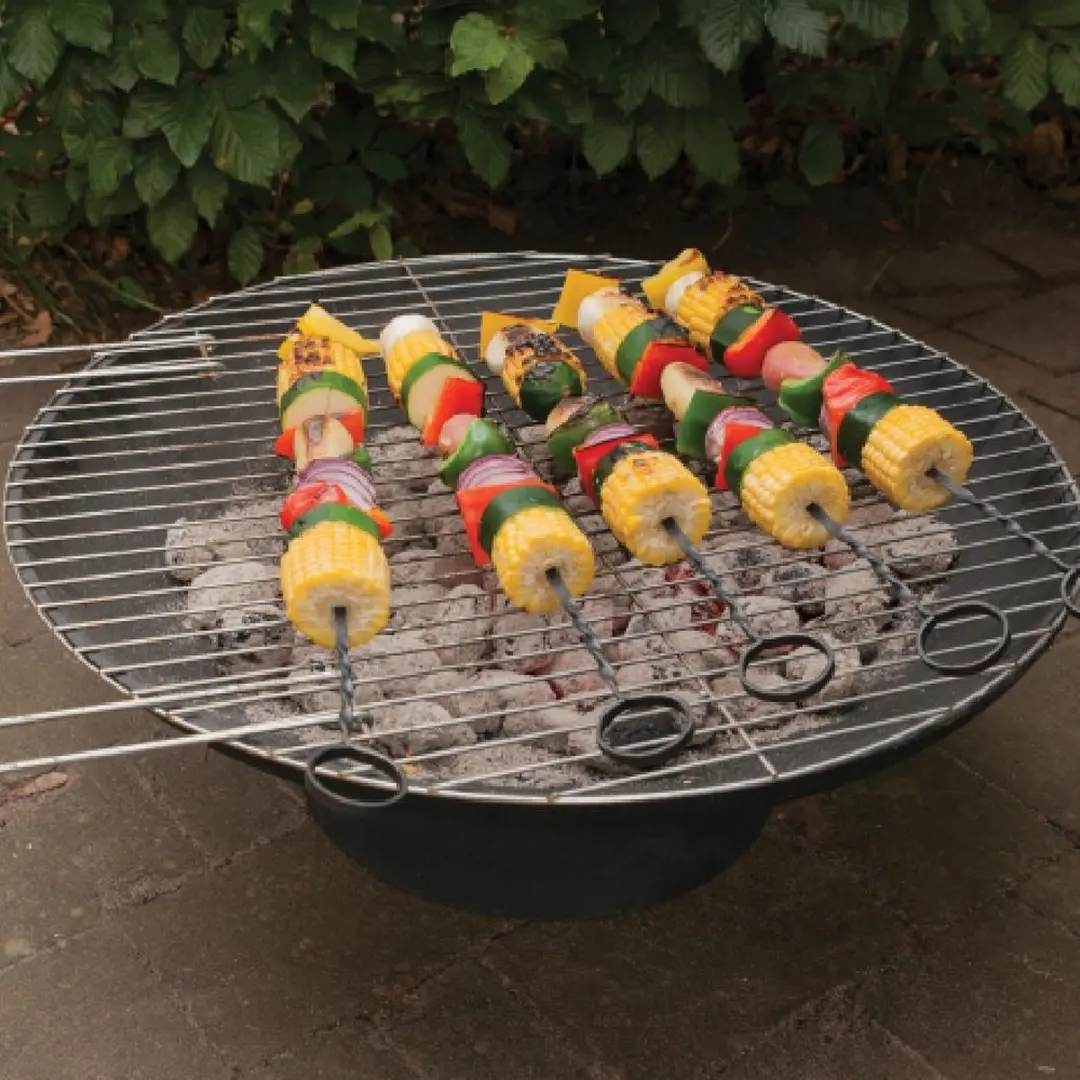 Esschert Design BBQ Rooster voor Vuurschaal XL - 42cm Grijs