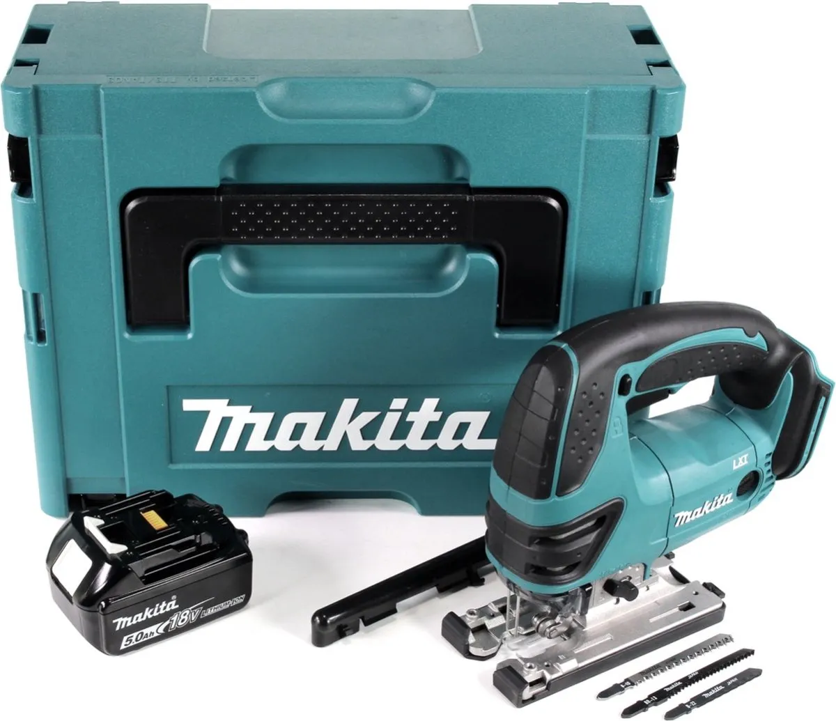 Makita DJV 180 Accu-decoupeerzaag 18V - 2600 min⁻¹ - 6 Zaagbladen - 1x 5,0Ah - afbeelding 4 van 5