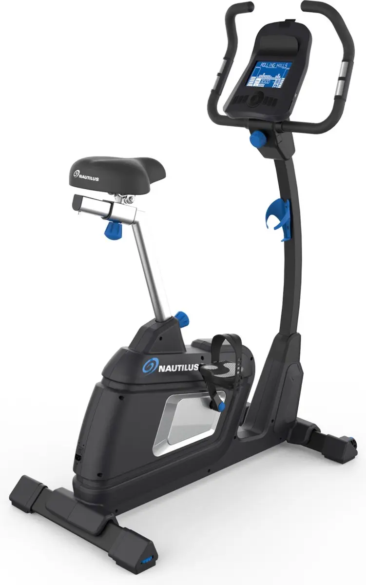 Nautilus U627 Ergometer Hometrainer - 16 Programma's - 32 Niveaus - Zwart