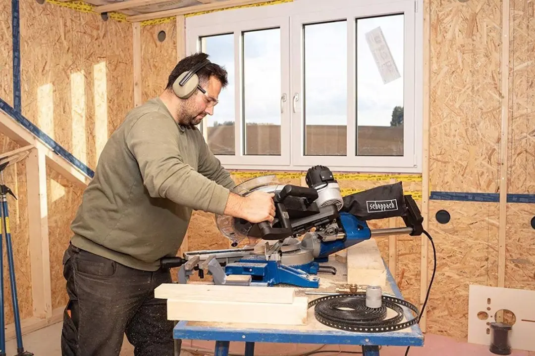 Scheppach HM140L Afkortzaag 2000W - Hout - Ø305mm