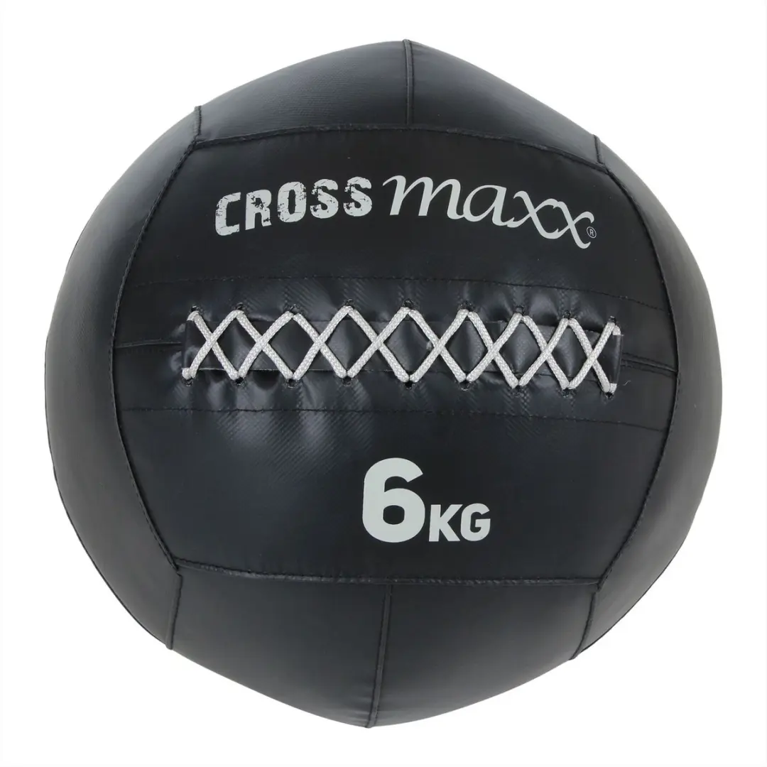 LifeMaxx Crossmaxx Pro Wall Ball 6kg - Zwart