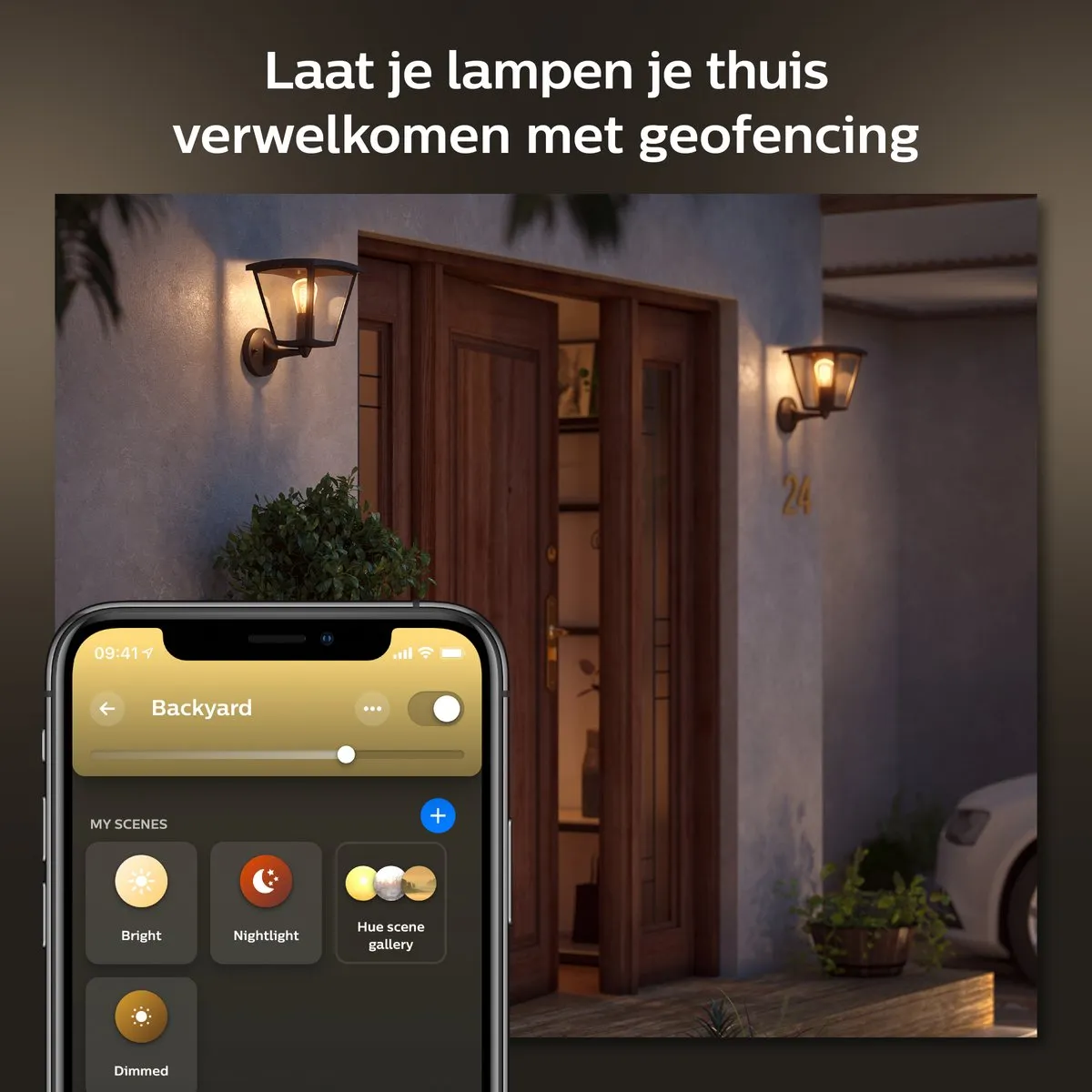 Philips Hue Inara Muurlamp - Warmwit - Zwart - afbeelding 6 van 6