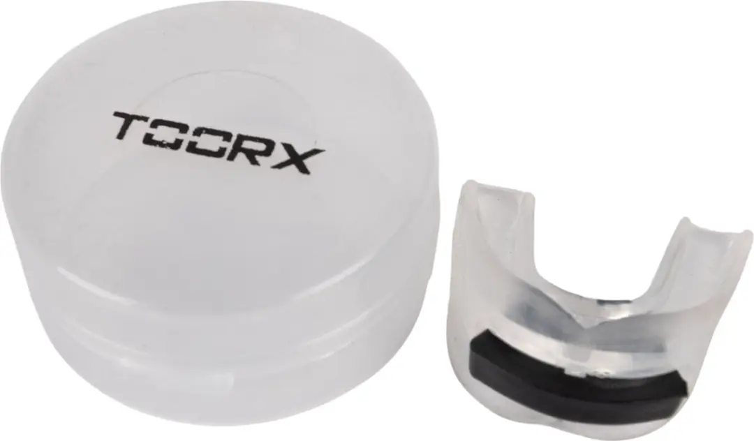 Toorx Fitness Bitje Mondbescherming - One Size - Wit/Zwart