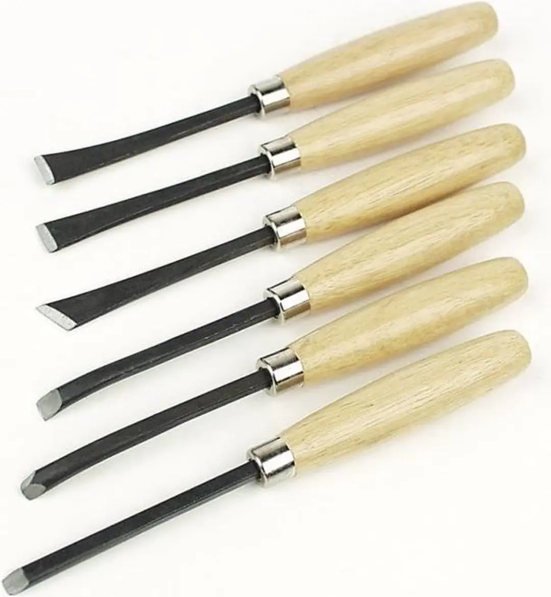 Brüder Mannesmann Houtsnijgereedschap Set 6-delig