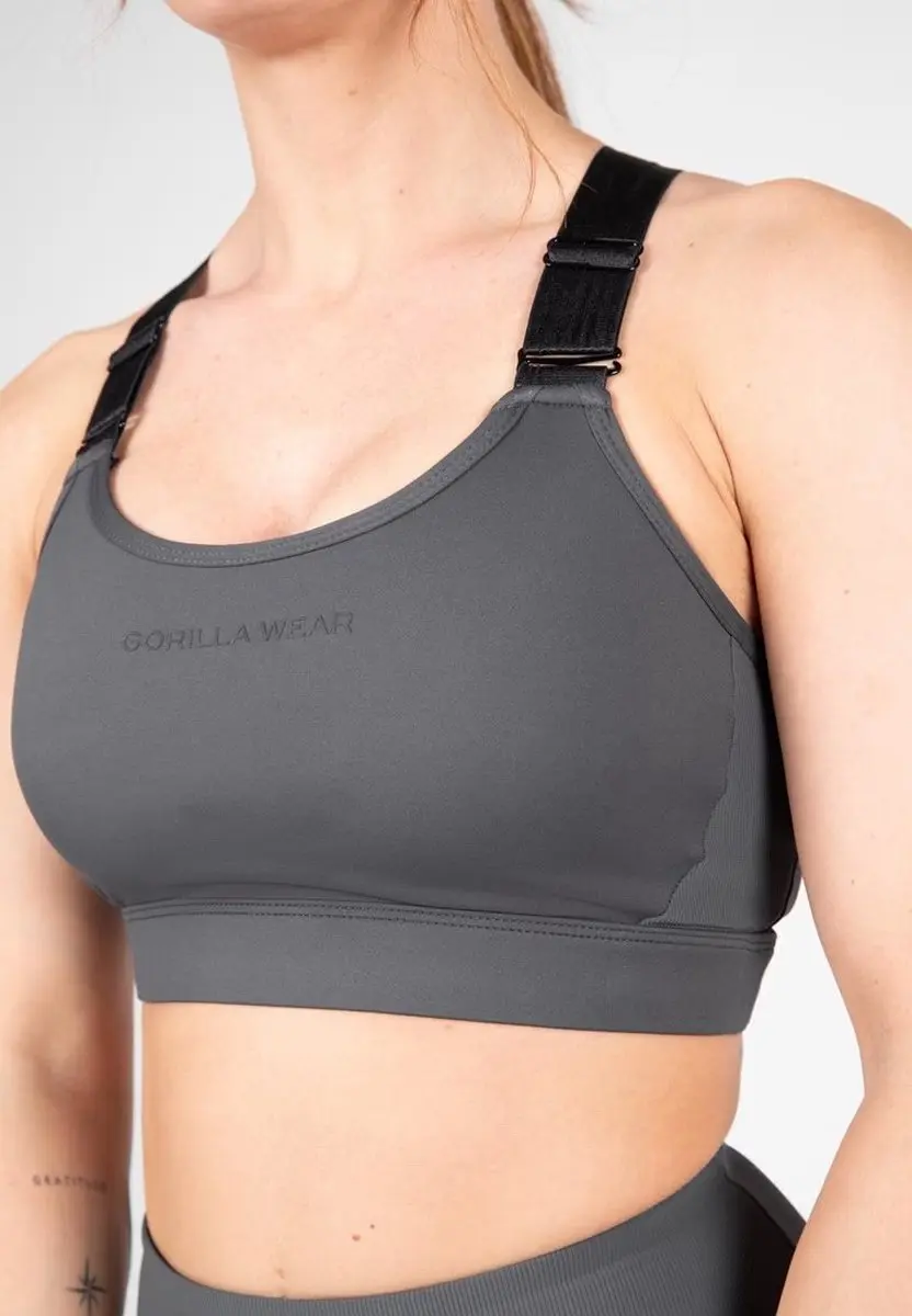 Gorilla Wear Monroe Sportbeha XS - Grijs