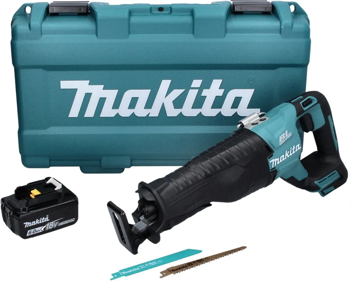 Makita DJR 187 G1K Accu Reciprozaag 18V - 6,0 Ah - met accu - afbeelding 2 van 5