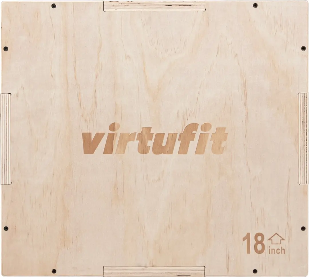 VirtuFit Houten Crossfit Plyo Box 3-in-1 40x45x50cm - Bruin