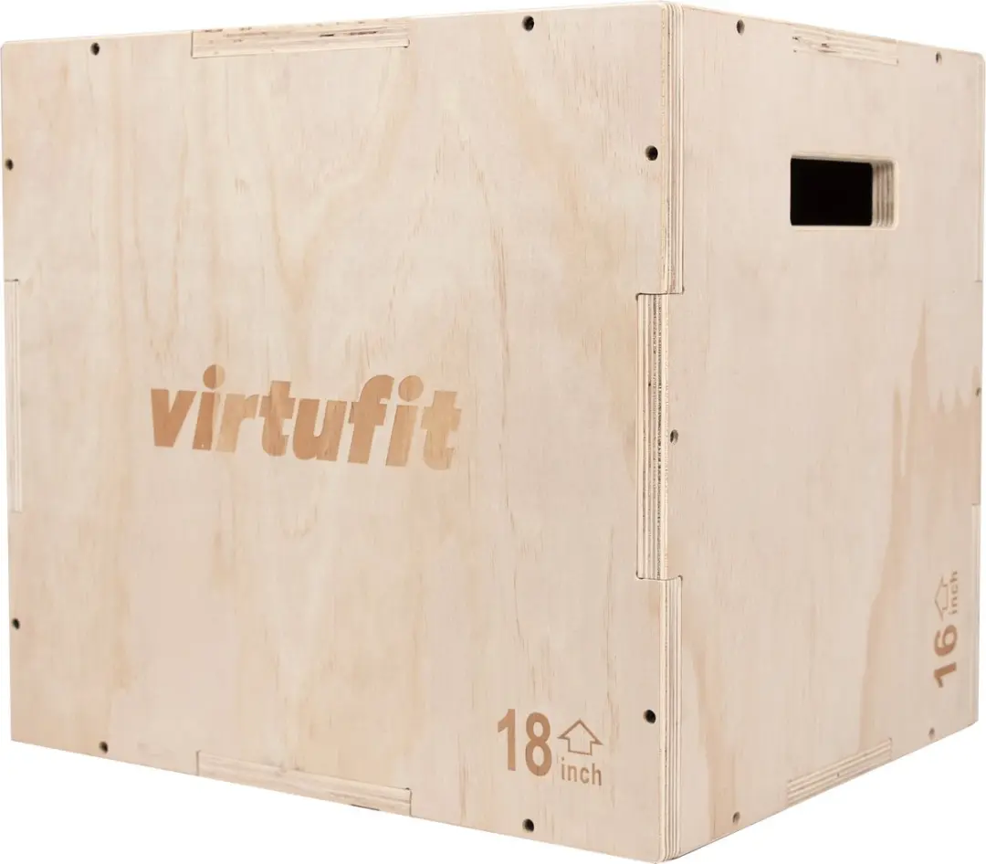 VirtuFit Houten Crossfit Plyo Box 3-in-1 40x45x50cm