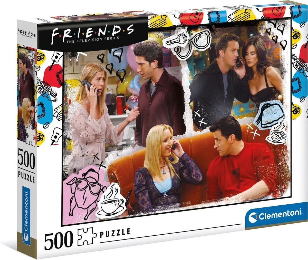 Clementoni Puzzel Friends 500 Stukjes
