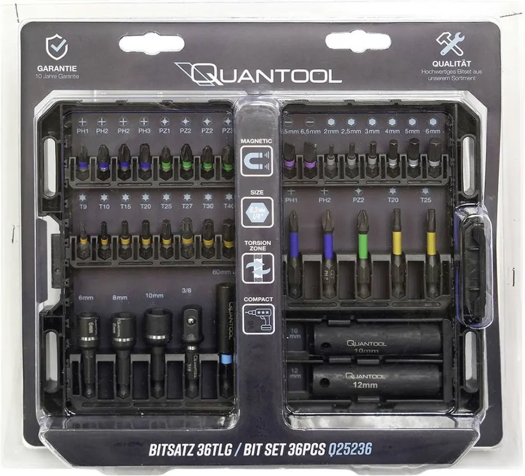 Brüder Mannesmann Q25236 Bitset Metaal - 24 Stuks