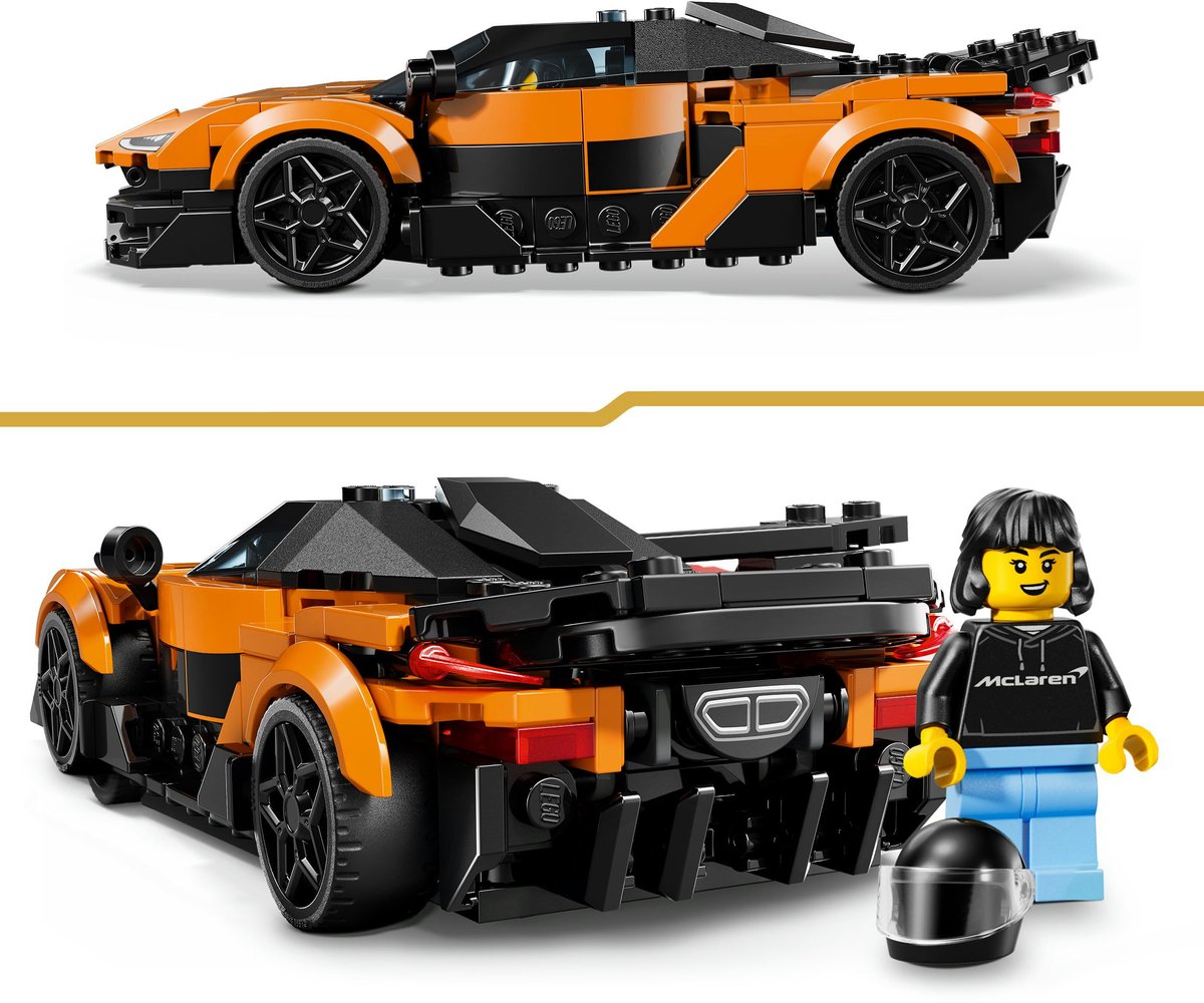 LEGO® Speed Champions McLaren W1 – De Echte Supercar met 1 Minifiguur - Raceauto - 77257